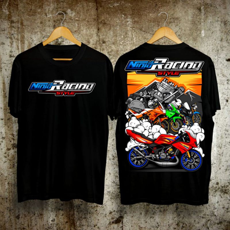 Jual Kaos Ninja Racing Style Baju Ninja Rr Kawasaki Ninja R Ss Shopee Indonesia