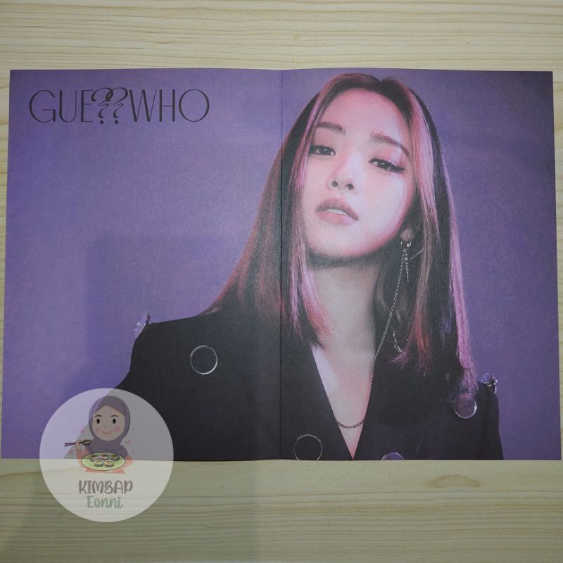 Jual ITZY RYUJIN FOLDED POSTER GUESS WHO ALBUM | Shopee Indonesia