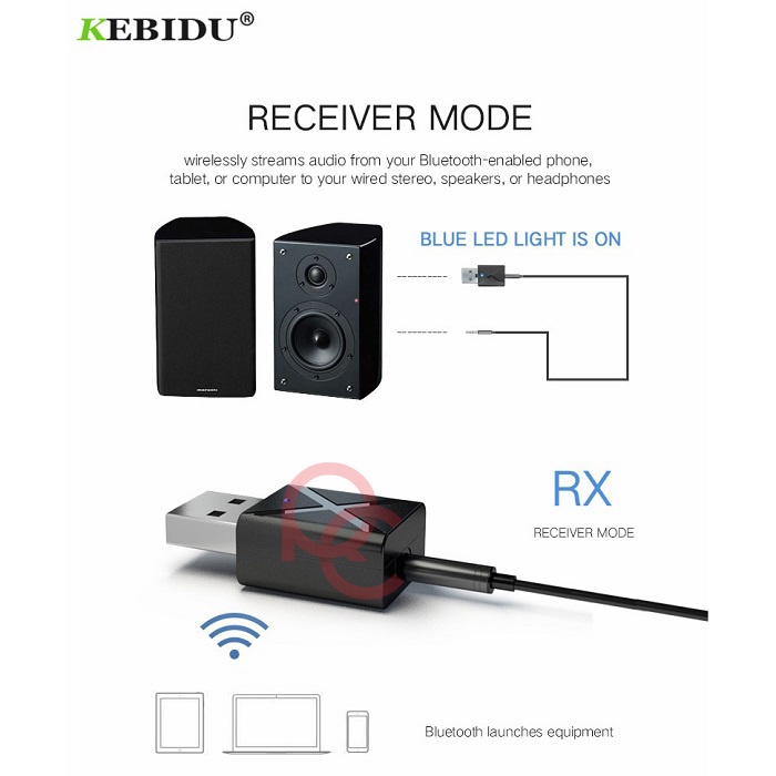 Jual [USB DONGLE] KEBIDU 2 in 1 USB Dongle HiFi Audio Bluetooth ...