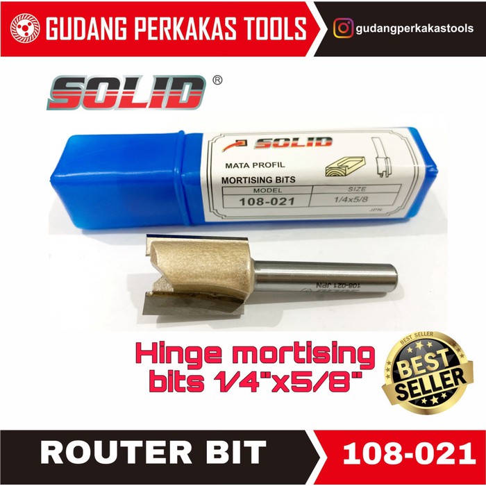 Jual SBO Mata router | mata profil 108-021 | hinge mortising bit 15.9mm ...