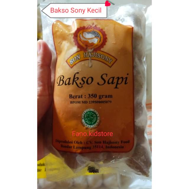 Jual Bakso Sony Kecil Son Hajisony Asli Bandar Lampung Shopee Indonesia