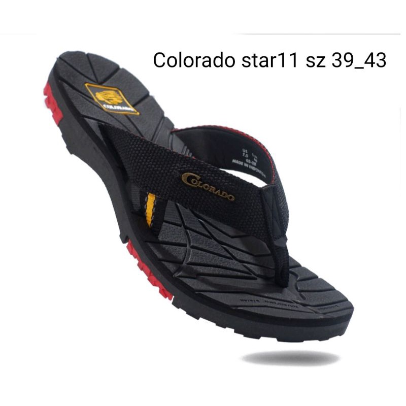 Jual Sandal jepit terbaru dari barnet Colorado star11 12 size 39 43 Shopee Indonesia
