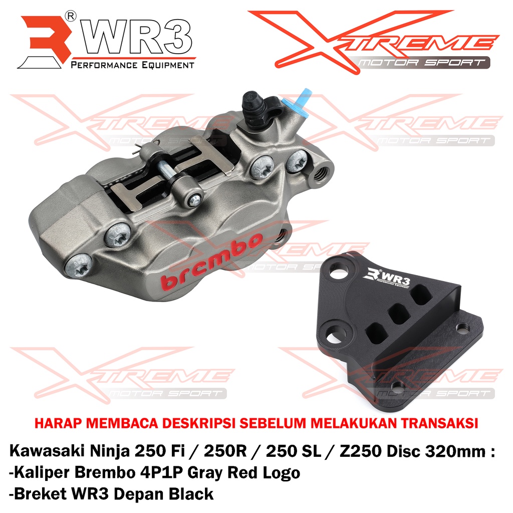 Jual Breket Kaliper Wr With Br Mbo P Ninja Fi Sl Rr R Ss Z Z