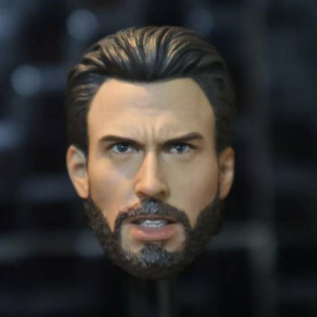 Jual Head Sculpt Steve Roger Capt America Avengers Infinity War Kitbash ...