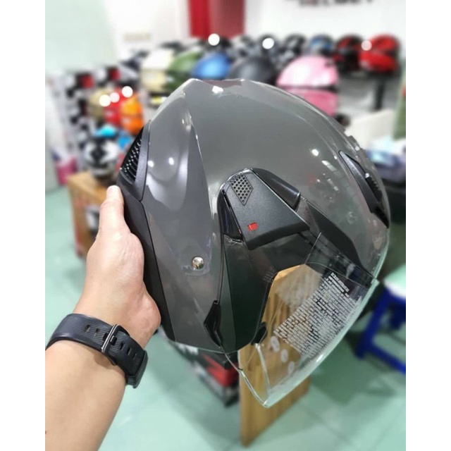 Jual HELM ZEUS 611 GREY 11C ORIGINAL HELM TOURING ZEUS ZS 611 GREY HELM