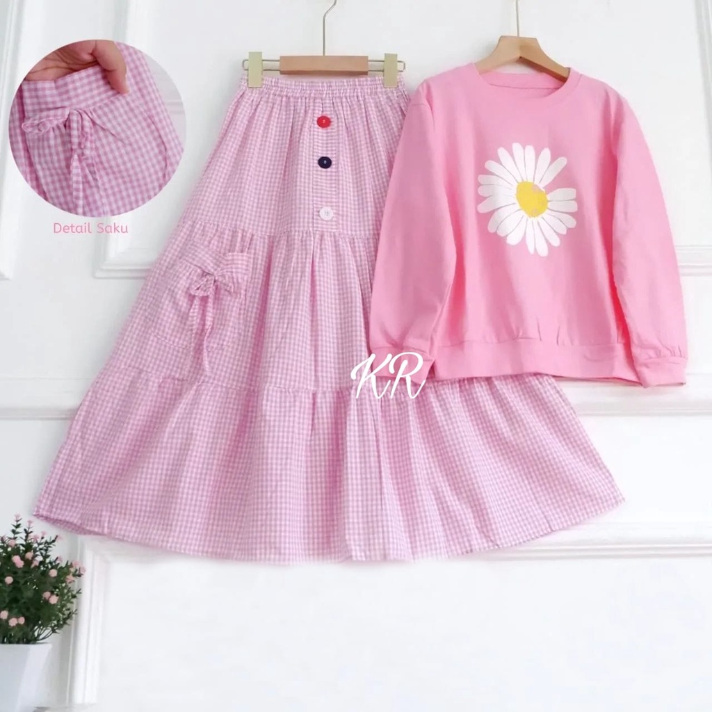 Jual Baju Pesta Setelan Anak Remaja Muslim Tanggung Senja Kid Lucu
