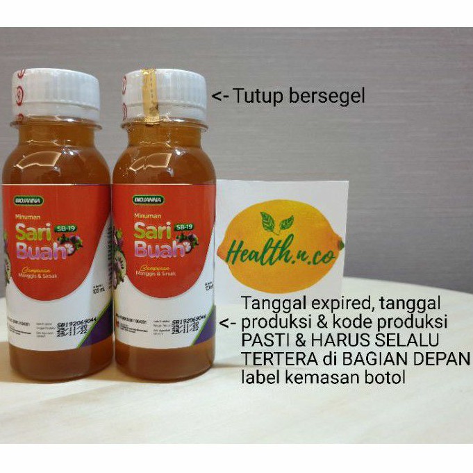 Jual Sari Buah Sb Obat Herbal Probiotik By Biojanna Sb Shopee Indonesia