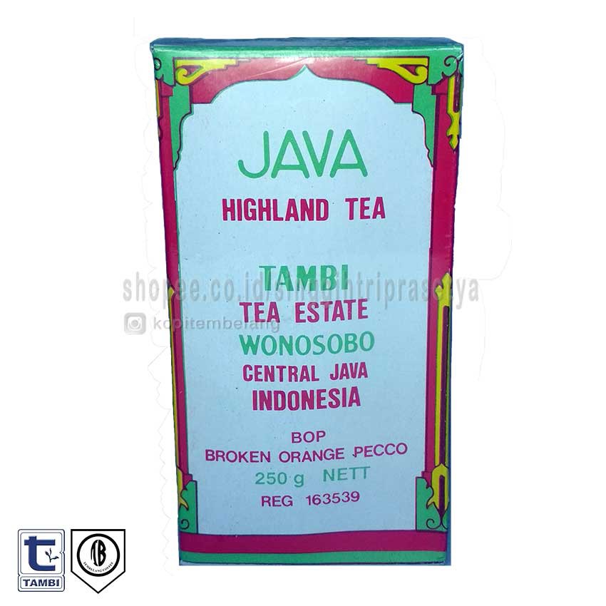 Jual JAVA HIGHLAND TEA / Teh hitam Teh Tambi Cap Cakil BOP Black Tea ...