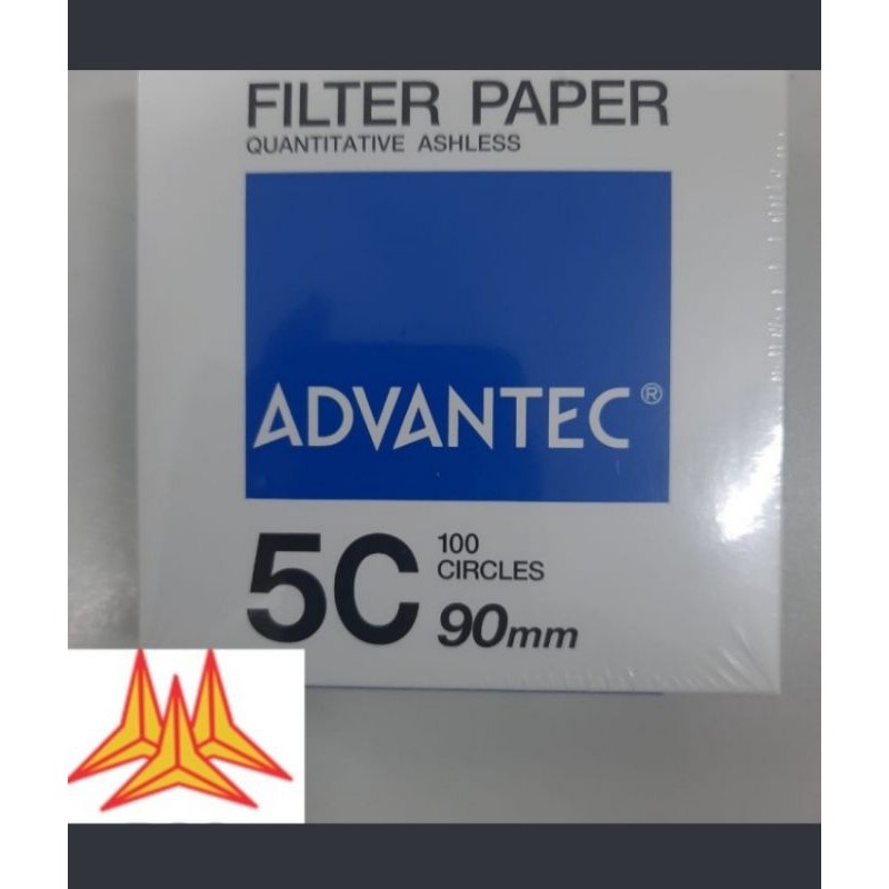 Jual Advantec Filter Paper Quantitative No 5C diameter 90mm Shopee
