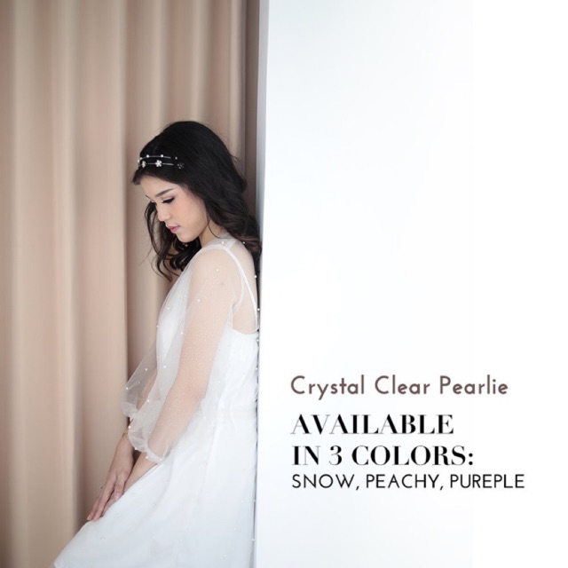 Jual 𝙏𝙪𝙩𝙪𝙡𝙡𝙚 Crystal Clear Pearlie Robe White Wedding Robe Pengantin ...