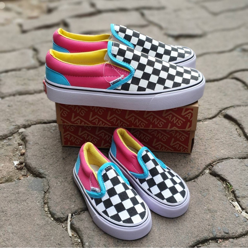 Vans checkerboard outlet multicolor