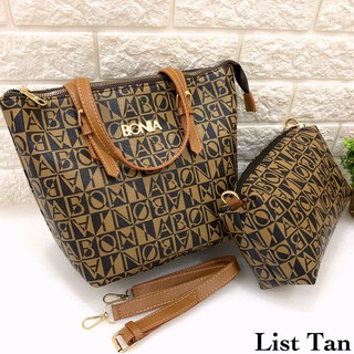 Jual BONIA Monogram Mini Tote Bag Original 2023