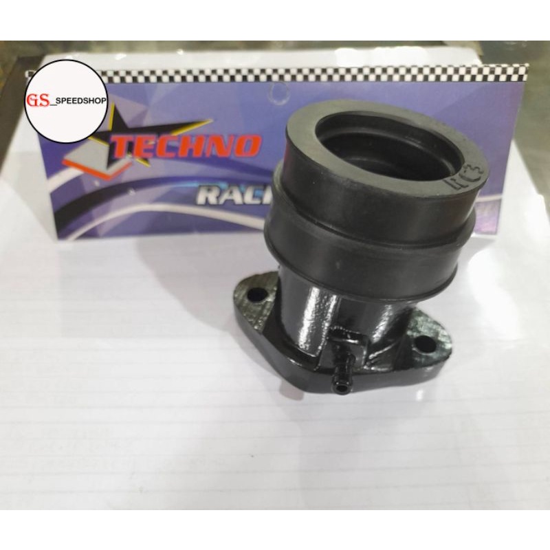 Jual Intake Intek Manipol Manifold Leher Angsa Techno Racing Kawasaki ...