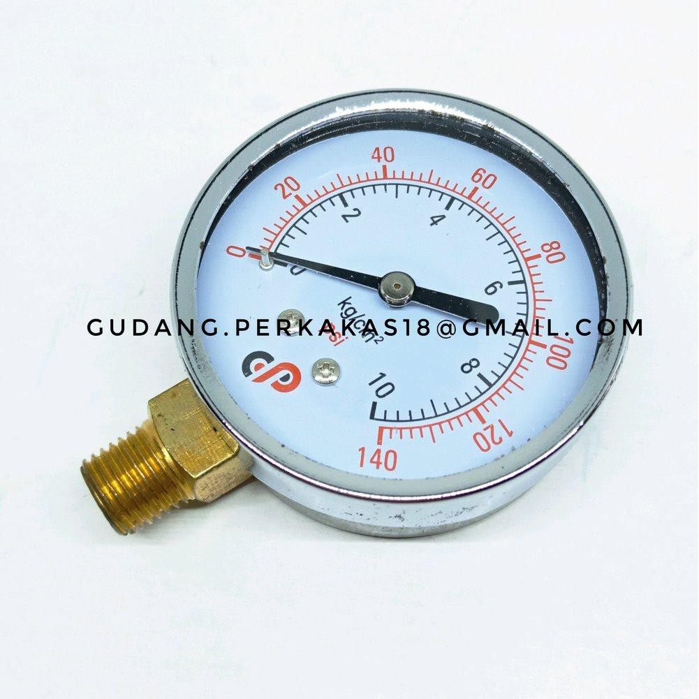 Jual METERAN ANGIN COMPRESSOR PRESSURE GAUGE MANOMETER KOMPRESOR 10 BAR