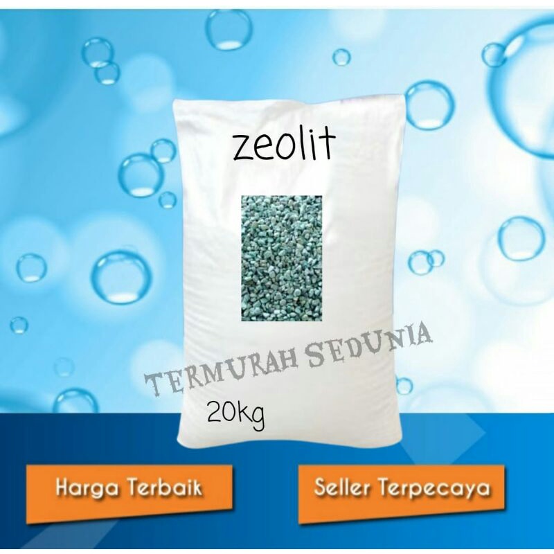 Jual Zeolit Kemasan 1sak 20kg Pasir Zeolite Filter Air Shopee Indonesia