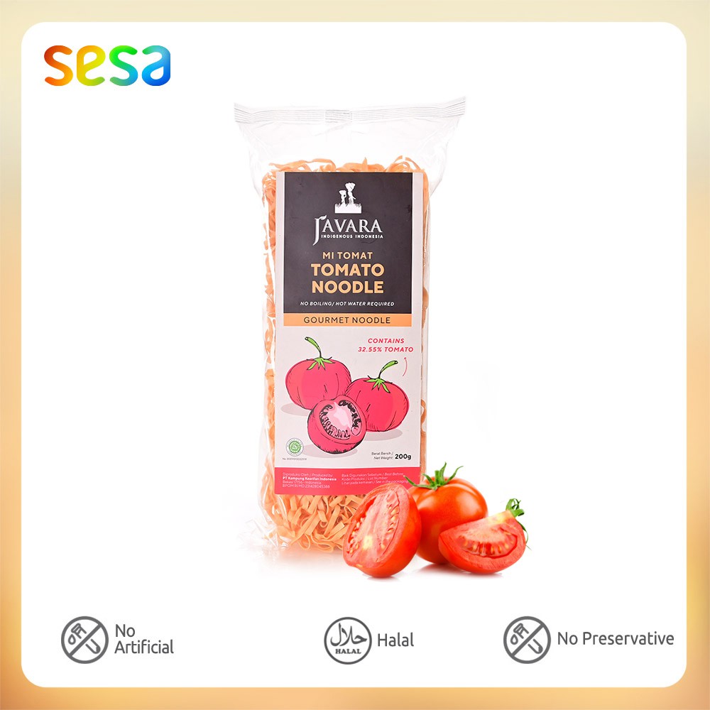 Jual Javara - Tomato Noodle (Mie Tomat) 200 gr | Shopee Indonesia