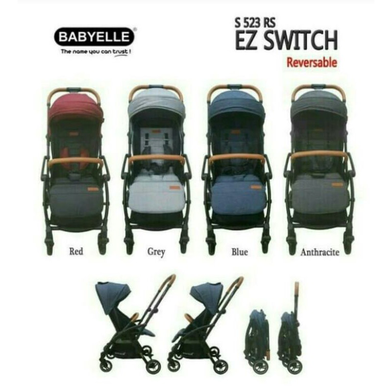 Jual Babyelle Ez Switch Reversible Kereta Dorongan Bayi Cabin Size