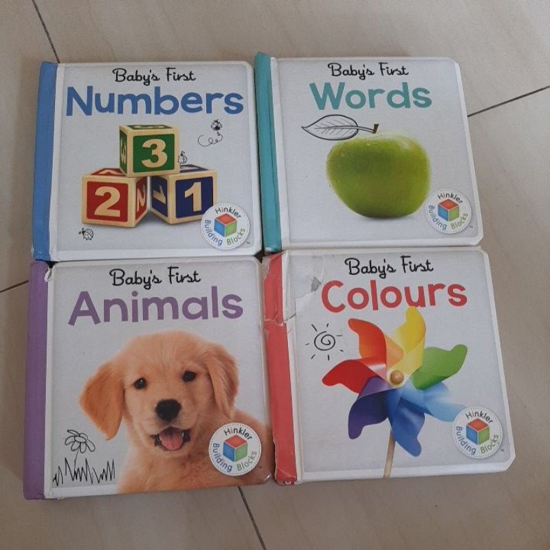 Jual board book bayi first words numbers colours buku bayi warna ...