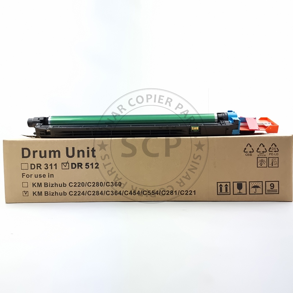 Jual DRUM UNIT C364 C284 C224 BIZHUB 364 BLACK DR512K COMPATIBLE