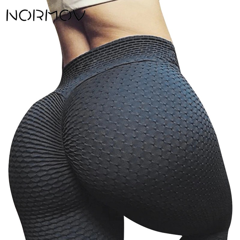 NORMOV Fitness Clothing Yoga Leggings Tights Women Legging Sport Femme  Breathable Push Up Pants Female Training Running Clothes