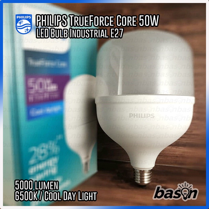 Jual Philips Trueforce Core Hb Led Bulb 50w E27 Gn3 5000 Lumen 6500k Putih Shopee Indonesia 6664