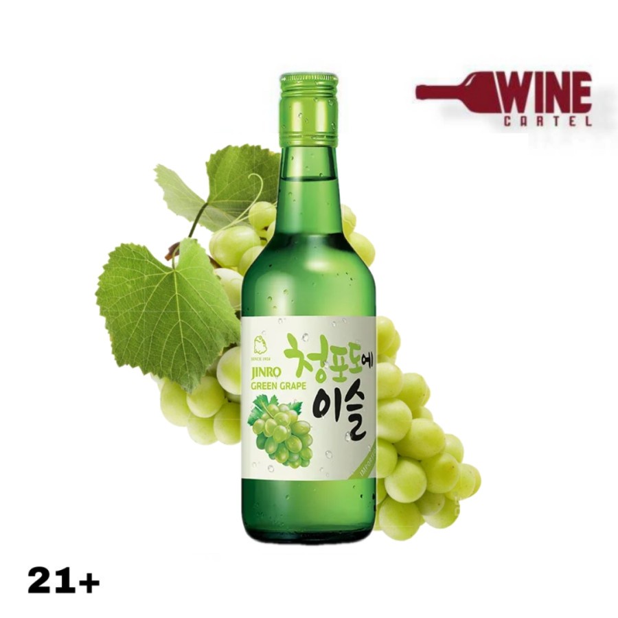 Jual SOJU Jinro Greengrape / Green Grape Soju 360ml Shopee Indonesia