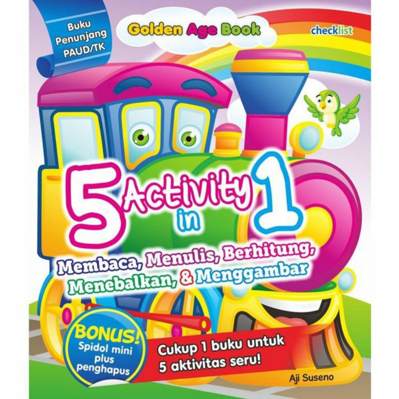 Jual BUKU ANAK : GOLDEN AGE BOOK 5 ACTIVITY IN 1 ( MEMBACA, MENULIS ...