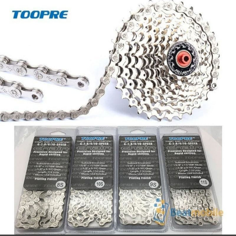 Jual Rantai Sepeda 6/7/8/9/10/11 Speed Full Chrome | Shopee Indonesia
