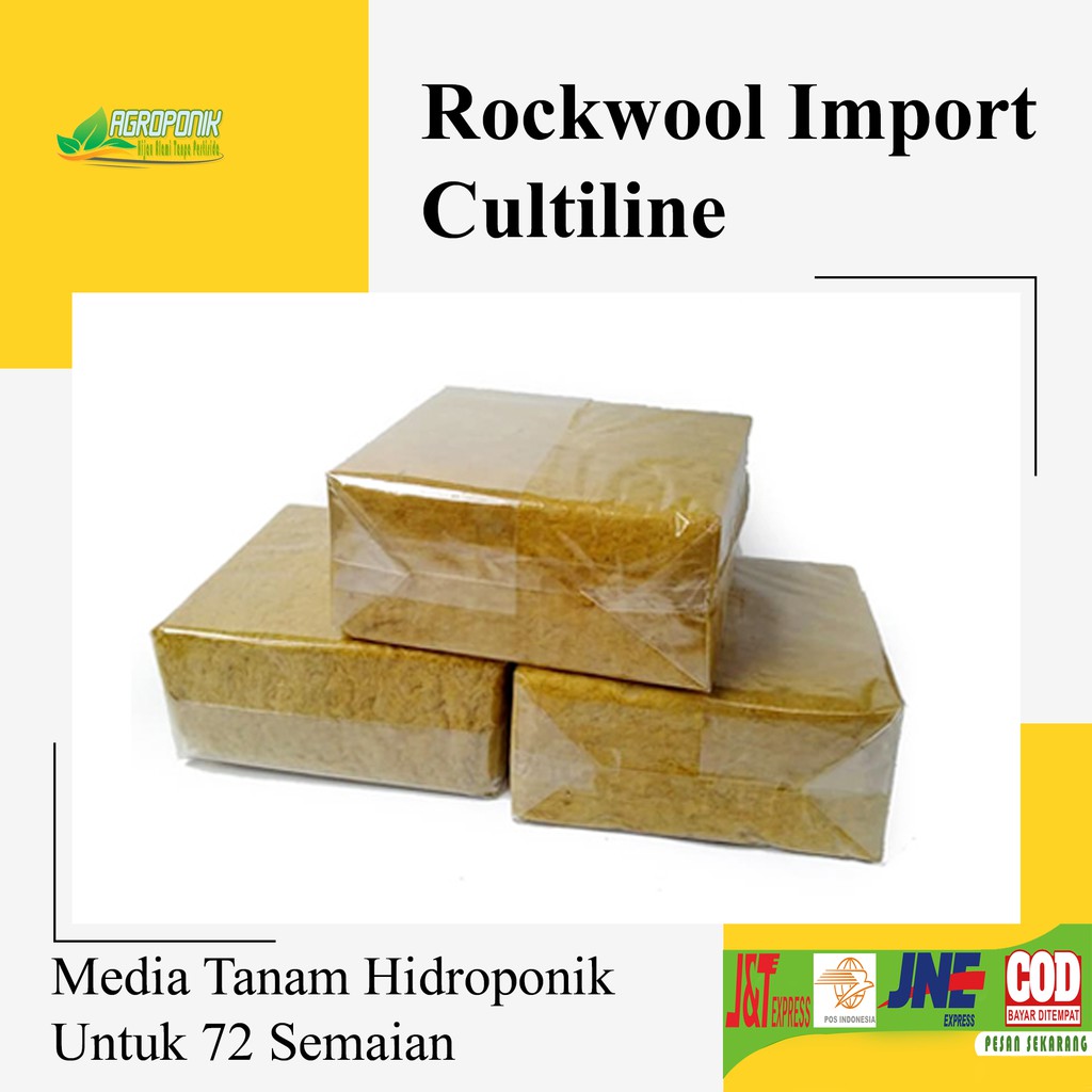 Jual Media Tanam Hidroponik Rockwool Import Cultilene Ukuran X X Cm Shopee Indonesia