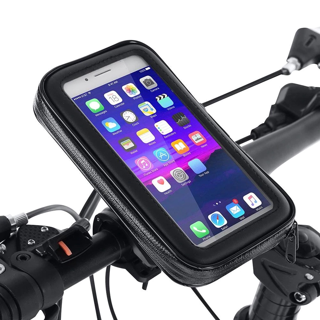 Holder HP Motor Sepeda Waterproof Universal Bike Phone Mount Holder  Motorcycle Bicycle Phone Holder 360