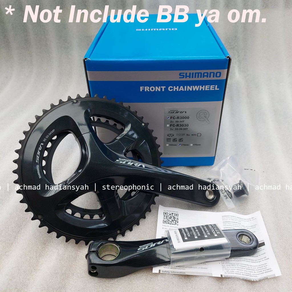 Shimano Crankset Shimano Sora FC-R345 Crankset - 170mm 50-34T