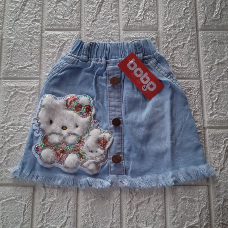 Jual ROK ANAK JEANS RAWIS KARAKTER USIA 1-7 TAHUN | Shopee Indonesia