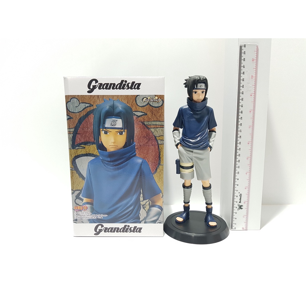 Banpresto Grandista Naruto - Sasuke Uchiha, Figura 10 Cm, Regalo Perfetto Per Otaku