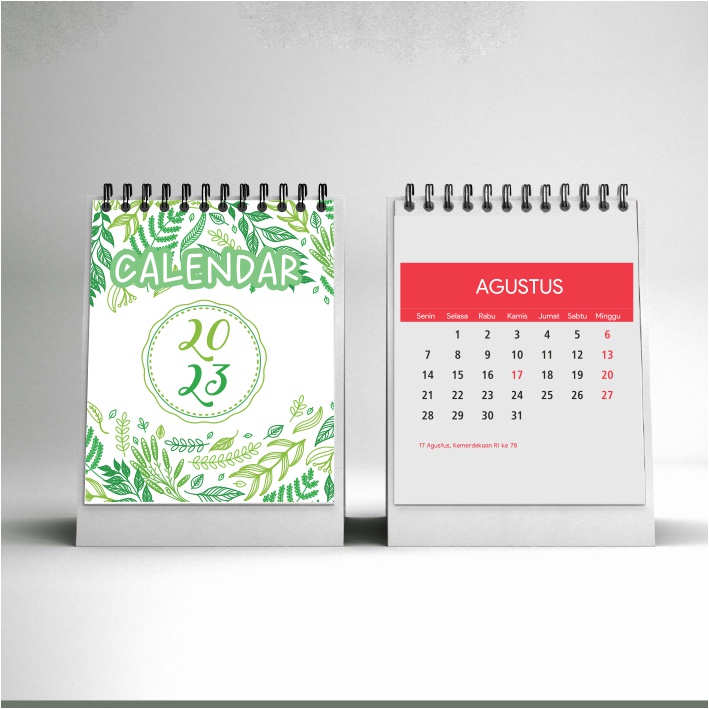 Jual Ruangkreativ Kalender Meja Estetik 2023 2024 202 