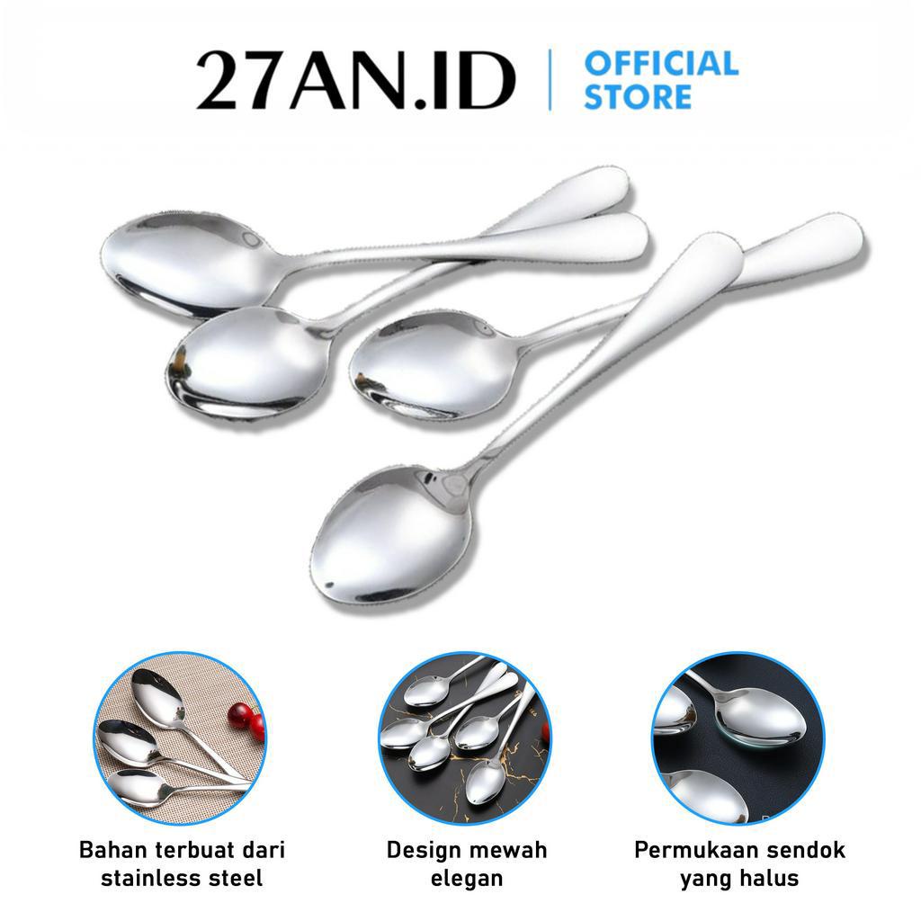 Jual 27an Id 1 Set Isi 6 Pcs Sendok Makan Tebal H452 Bahan