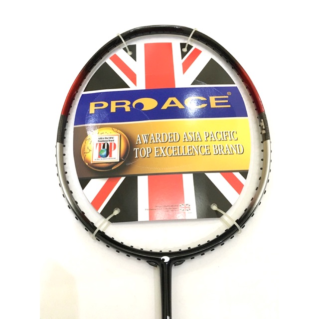 Jual Raket Pro Ace ProAce Titanium Ti 12 Free Senar dan Kaos | Shopee ...