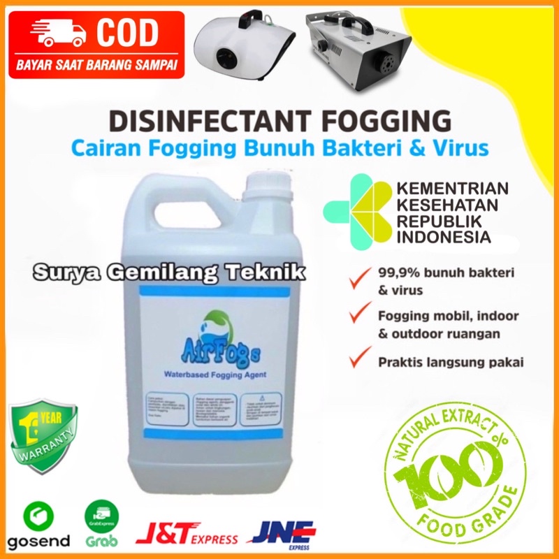 Jual Cairan Fogging Disinfektan 5Liter Asap Cairan Foging Mobil ...