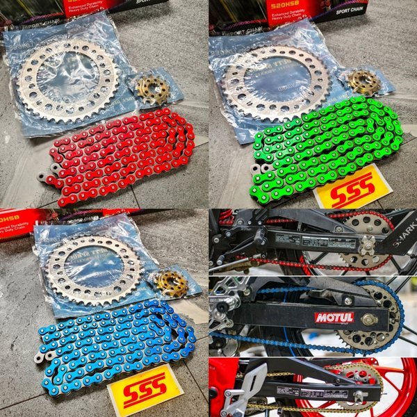 Jual Gir set cbr250rr cbr 250rr cbr250r Tiger gear set xtreme rantai