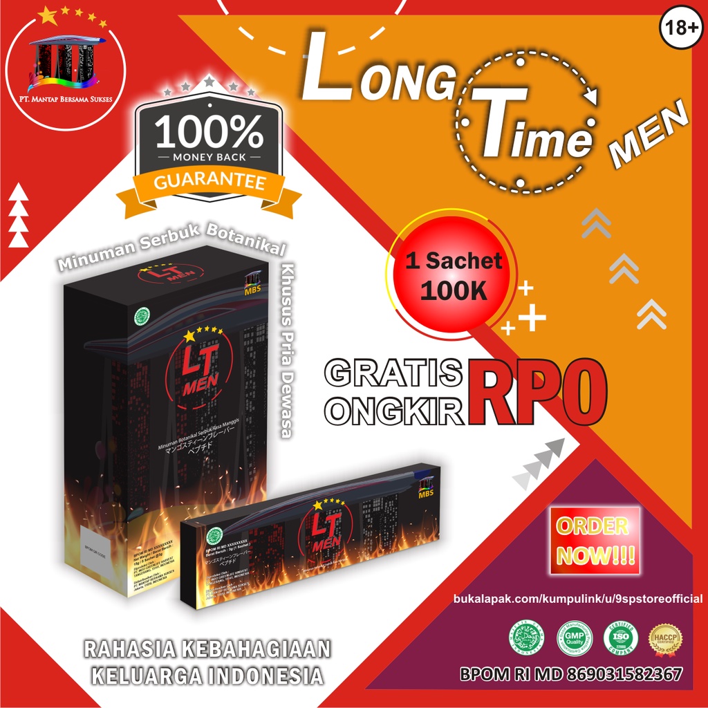 Jual LT MEN 1 Sachet Minuman Botanikal Serbuk Rasa Manggis LTMEN Khusus ...