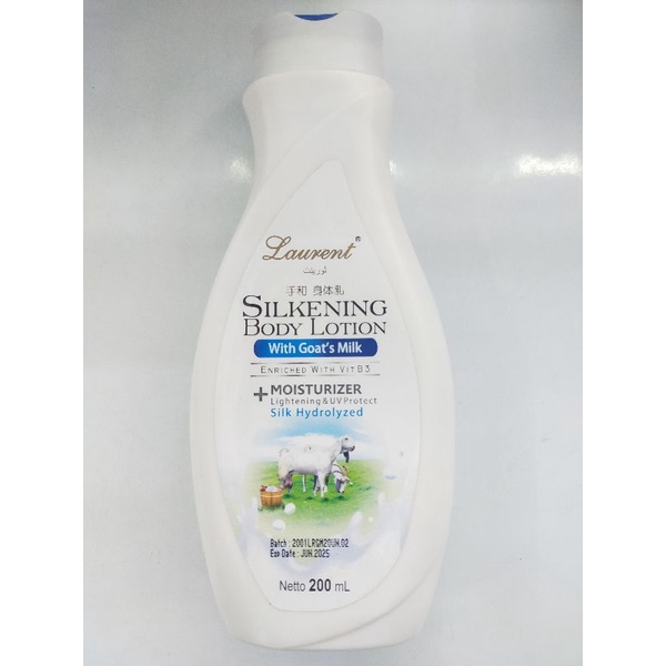 Jual Laurent Body Lotion Goat's Milk 200ml Shopee Indonesia