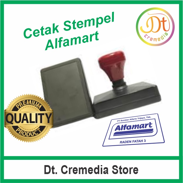 Jual Cetak Stempel Otomatis Alfamart Stempel Jumbo Stempel Kardus