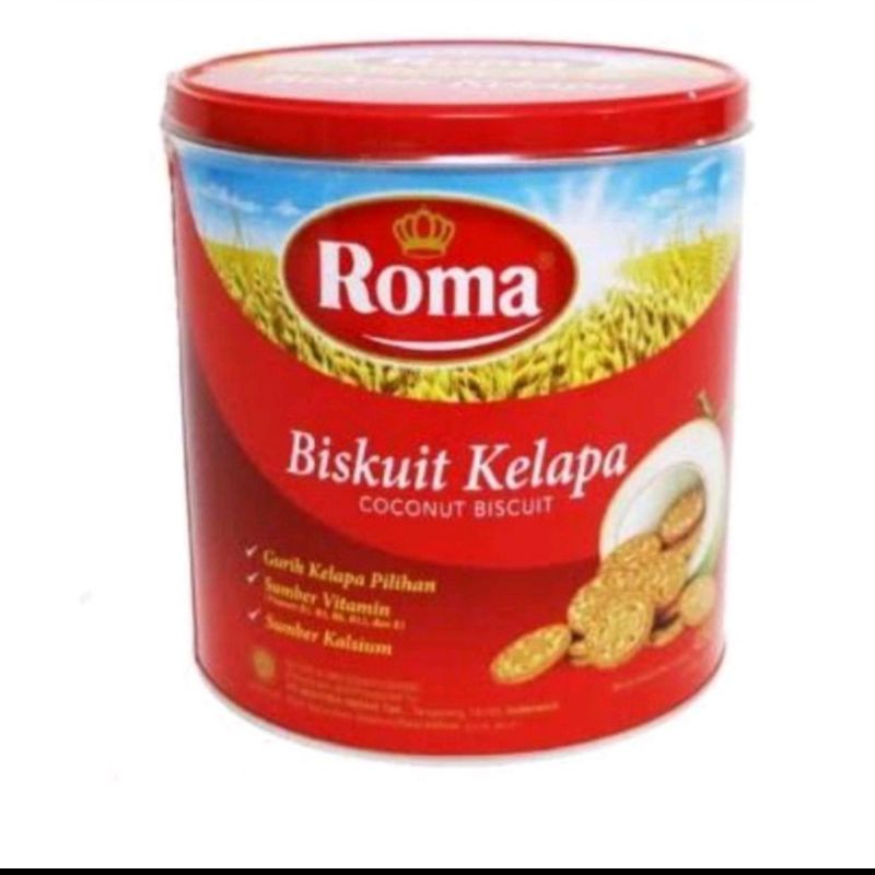 Jual Roma Biscuit Kelapa Kaleng 405gr Shopee Indonesia