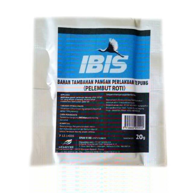Jual Ibis blue pengempuk dan pelembut roti 20 gram | Shopee Indonesia