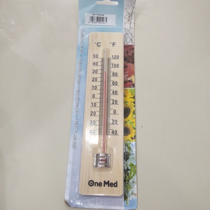 Jual Termometer Kayu Onemed | Alat Ukur Suhu Ruangan Akurat & Praktis ...