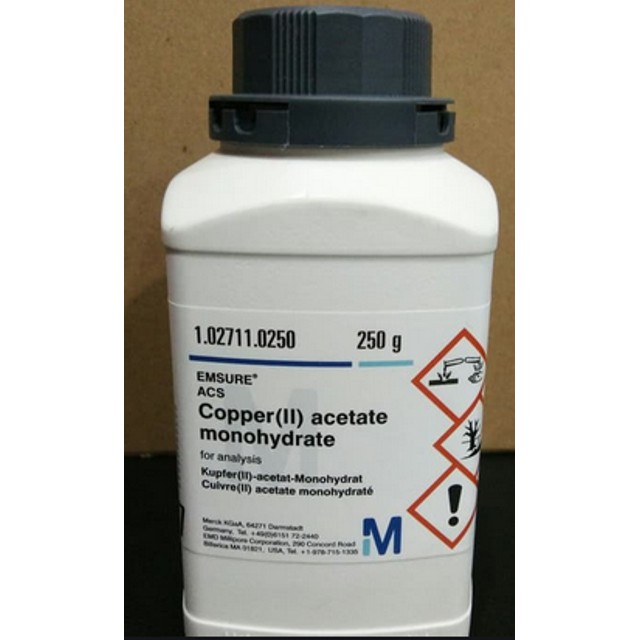 Jual Tembaga(II) asetat/COPPER(II) ACETATE MONOHYDRATE MERCK Shopee