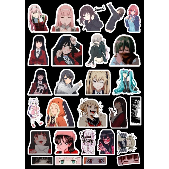 Jual sticker stiker waifu onechan isi 20 an pcs | Shopee Indonesia