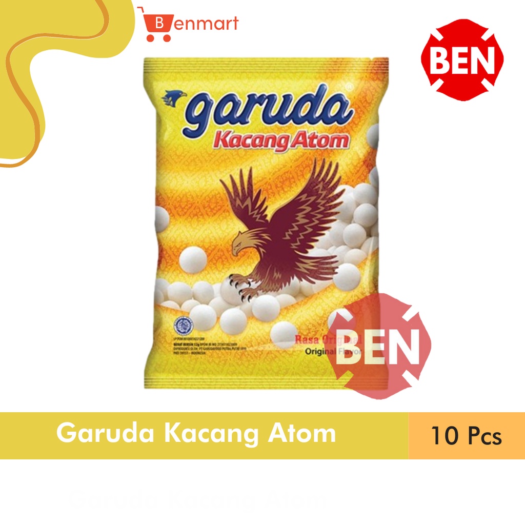 Jual Kacang Atom Gadura 1 Pak Renceng 10 Bungkus Bks Original Sukro