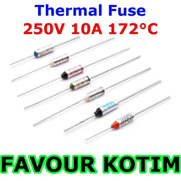 Jual THERMAL THERMO FUSE THERMOFUSE 172C 172 DERAJAT 250V 10A FVKOTIM Shopee Indonesia
