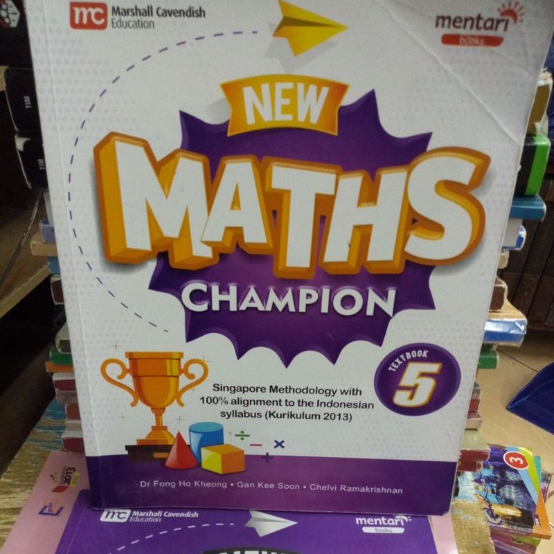 Jual New MATHS Champion Textbook 5 Original Bekas | Shopee Indonesia