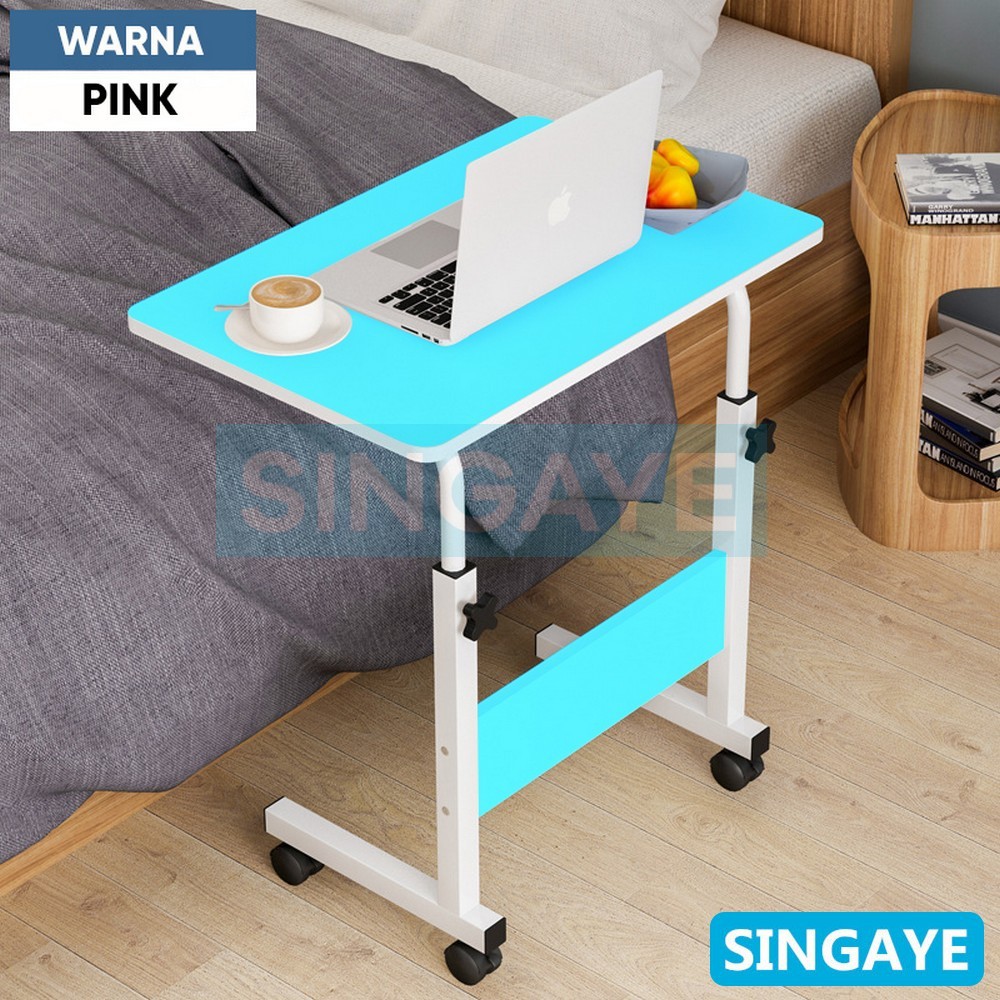 Jual Meja Kasur / Meja Laptop Roda / Meja Samping Kasur / Meja Laptop ...